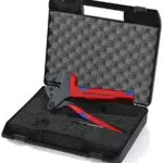 Knipex Crimp-Systemzange für auswechselbare Crimpeinsätze brüniert