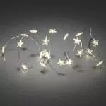 Konstsmide 3199-103 Motiv-Lichterkette Sterne Innen batteriebetrieben Anzahl Leuchtmittel 20 LED War