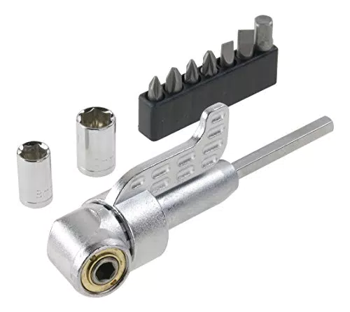 kwb Winkelschraubervorsatz 9-teilig inkl. Bits, Dauer-Magnet