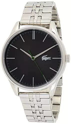Lacoste Analog Quarzuhr für Herren mit Silbernes Edelstahlarmband - 2011073