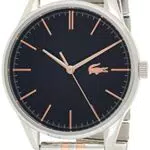 Lacoste Analog Quarzuhr für Herren mit Zweifarbiges Edelstahlarmband - 2011048