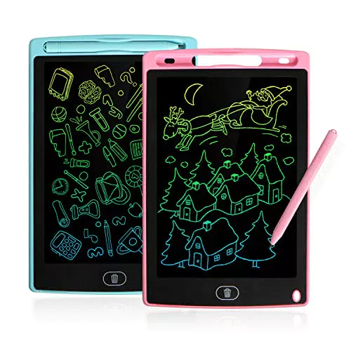 LCD Schreibtafel 2 Pack Lcd Schreibtafel Kinder 8.5 Zoll Tablet für Kinder und Erwachsene