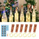 LEECOCO Weinflasche Licht Flaschen-Licht, Lippenstift Form Flasche Lichter