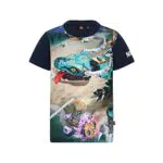 LEGO Jungen Ninjago Lwtaylor 323 T-Shirt, 590 Dark Navy