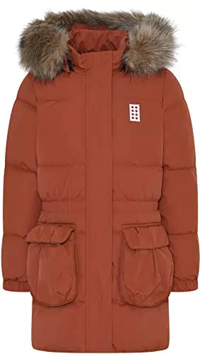 LEGO Wear Unisex Wear Exclusive Mädchen Winterjacke mit Zertifizierter Lwjaselle 702 Daunenmantel