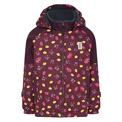 LEGO Wear Unisex Wear Mädchen Winterjacke Skijacke 12.000 Wassersäule Atmungsaktiv Lwjested 712 Regenjacke