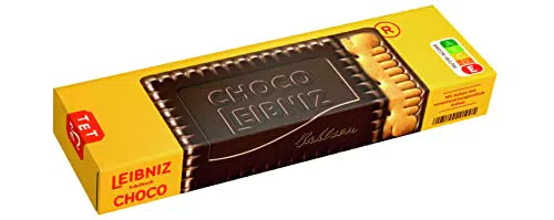 LEIBNIZ Choco Edelherb - 1er Pack - Butterkeks mit edelherber Schokolade