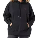 Levi's Damen Plus Size Non Graphic Standard Hoodie Sweatshirt Caviar 3XL