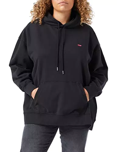 Levi's Damen Plus Size Non Graphic Standard Hoodie Sweatshirt Caviar 3XL