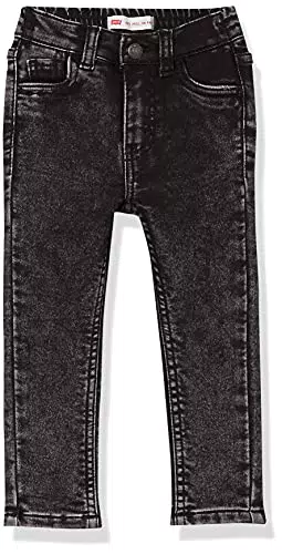 Levi's Kids skinny knit pull on jean Baby Jungen Washed Black 3 Monate