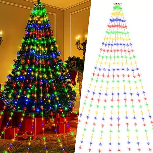 Lichterkette Weihnachtsbaum Christbaumbeleuchtung mit Ring 2