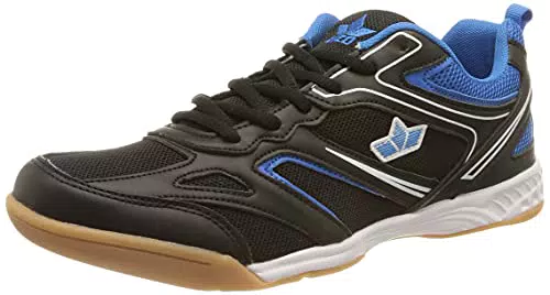 Lico Airsoft Indoor Herren Hallenturnschuh, schwarz/blau/weiss