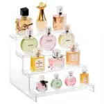 Lifewit 4-stufiger klarer Display-Ständer, 1er-Pack Kunststoffständer für Präsentation