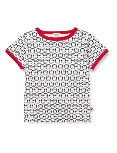 loud + proud Unisex Kinder T-shirt mit Print Affe, Gots Zertifiziert T Shirt