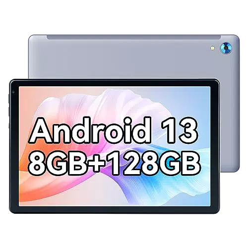 Lville Tablet 10 Zoll, Android 13 Tablet Octa-Core, 2.4G+5G WiFi/Bluetooth 5.0