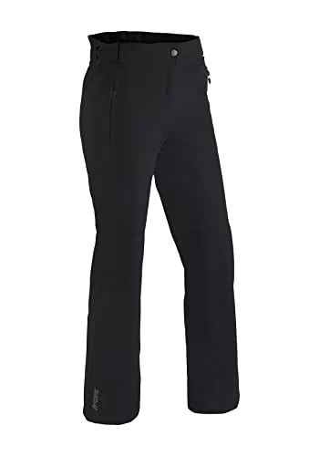 Maier Sports Damen Vroni Slim Skihose, Schwarz