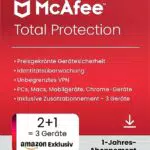 McAfee Total Protection 2023, 2 Geräte + 1 Bonusgerät Enthalten
