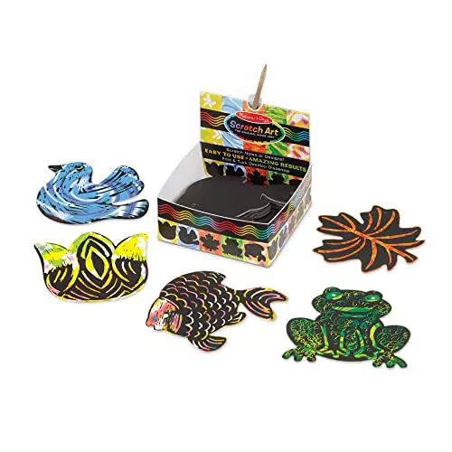 Melissa & Doug 42042 Nature Mini Notes, Scratch AR Art