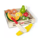 Melissa & Doug Früchte Zum Schneiden Aus Holz, Rolle spielen Essen Spielzeug