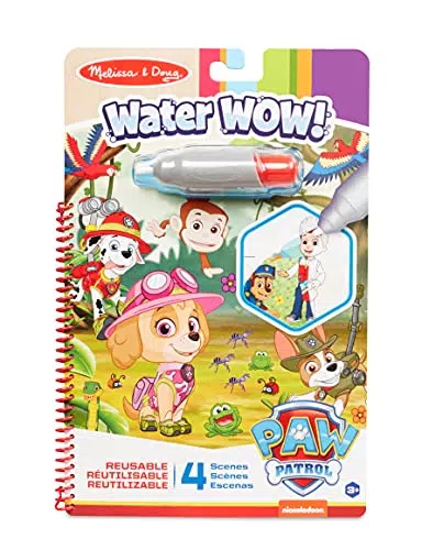 Melissa & Doug, PAW Patrol |Water Wow!, Skye Aktivitätenblock zum Ausmalen mit Wasser für Reisen