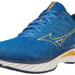 Mizuno Herren Wave Inspire 19 Running Shoes, Snorkel Blue/Pale Marigold/Estate Blue