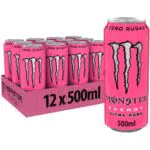 Monster Energy Ultra Rosa - koffeinhaltiger Energy Drink mit erfrischendem Grapefruit Geschmack - ohne Zucker und ohne Kalorien - in praktischen Einweg Dosen