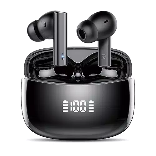 MPWHYL aktives Noise Cancelling Kopfhörer, Bluetooth Kopfhörer In Ear mit LED-Anzeige