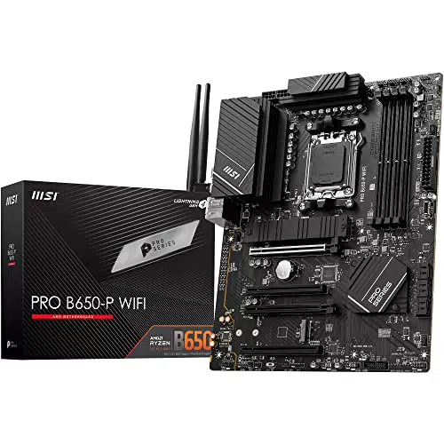 MSI PRO B650-P WiFi Mainboard, ATX - Unterstützt AMD Ryzen 7000 Serie Prozessoren