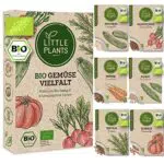 Nachhaltiges BIO Gemüsesamen Set - 6 Sorten BIO Gemüse Samen