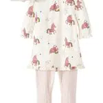 NAME IT Baby Girls NBFTANNA GIFTPACK Langarmshirt mit Hose und Stirnband