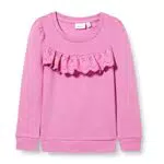 NAME IT Girl's NMFNOLLY LS Sweat BRU Camp Pullover, Spring Crocus