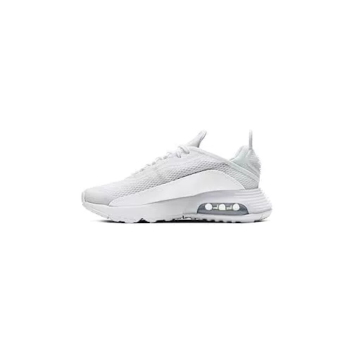 Nike Air Max 2090 Laufschuh, White White Wolf Grey Pure Platinum White