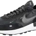 Nike Herren Waffle One Sneaker, Black/Black-White-ORANGE