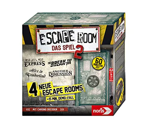 Noris 606101891 Escape Room 2 Familien und Gesellschaftsspiel für Erwachsene