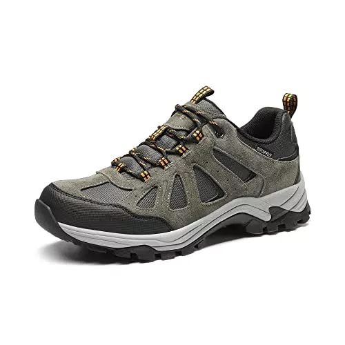 NORTIV 8 Herren Wasserdicht Wanderschuhe Trekkingschuhe Outdoorschuhe Hiking Shoes Kletterschuhe Bergsteigen Klettern Wandern Schuhe DUNKELGRAU SNHS2210M-E Größe 46