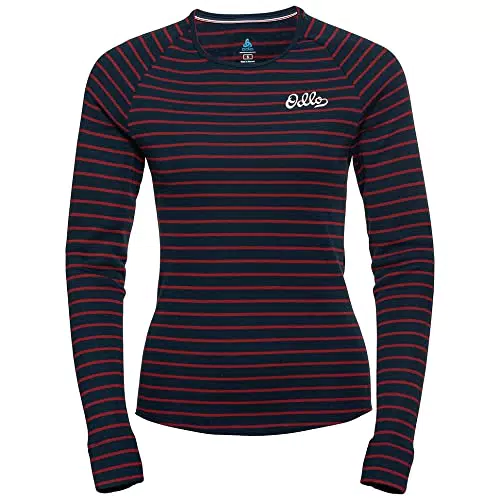 ODLO Thermounterwäsche Damen Active Warm Originals I Langarm Thermoshirt I Warme Skiunterwäsche