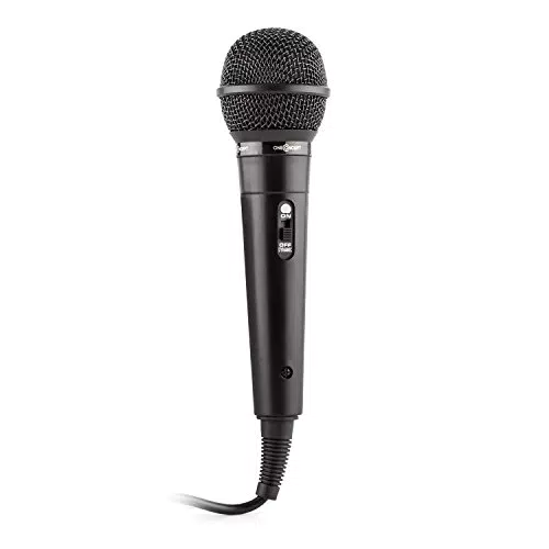 oneConcept CD-202BL - Mikrofon, Gesangsmikrofon, dynamisches Karaoke-Mikrofon