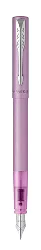 Parker Vector XL Füller, Fliederfarbene Metallic-Lackierung auf Messing