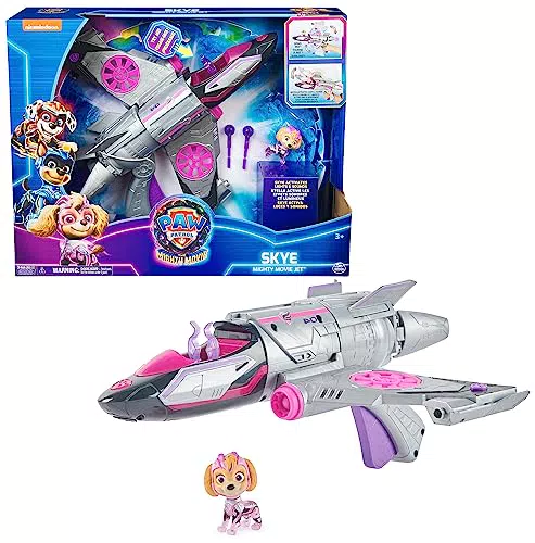 PAW Patrol: Der Mighty Kinofilm, Skyes Deluxe Superhelden-Jet inkl. Skye Figur