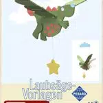 Pebaro 377/1S Laubsägevorlage Mobile Windspiel Fliegender Drache