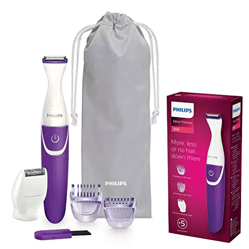 Philips BikiniGenie BRT383/15 Handlicher Bikini-Trimmer zum Trimmen