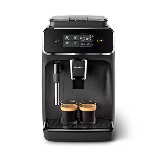 Philips Series 2200 Vollautomatische Espressomaschine mit klassischem Milchaufschäumer