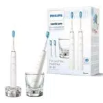 Philips Sonicare DiamondClean 9000 Elektrische Zahnbürste Doppelpack - 2 Schallzahnbürsten