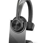 Plantronics Poly schnurloses Voyager 4310 UC-Headset mit Ladestation Ein-Ohr-Headset USB-C-Bluetooth-Adapter kompatibel mit Teams