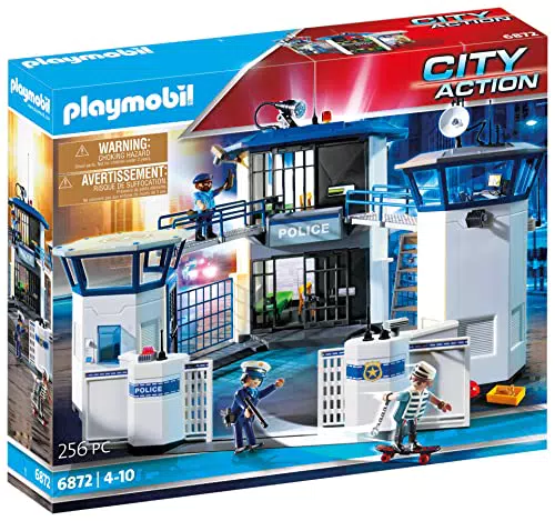 Playmobil City Action 6872 Polizei-Kommandozentrale mit Gefängnis