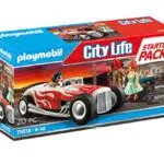 PLAYMOBIL City Life 71078 Starter Pack Hot Rod, Spielzeug-Auto im 50er Jahre Stil
