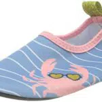 Playshoes Unisex Kinder Barfuß-Schuhe, Blau Pink Krebs