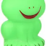 Point Kinder Zvířecí klakson Žába se sponou pro upevnění na řídítka Tierhupe Frosch Fahrradklingel Gruen