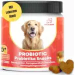 Probiotika für Hunde als Leckerli -120 Snacks- Verbesserte Verdauung & Immunsystem -Darmflora aufbauen