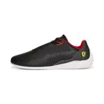 PUMA Herren Ferrari Drift CAT Decima Sneaker, Black White-Asphalt